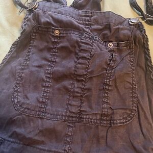 Aritzia Navy Loose Overalls TNA